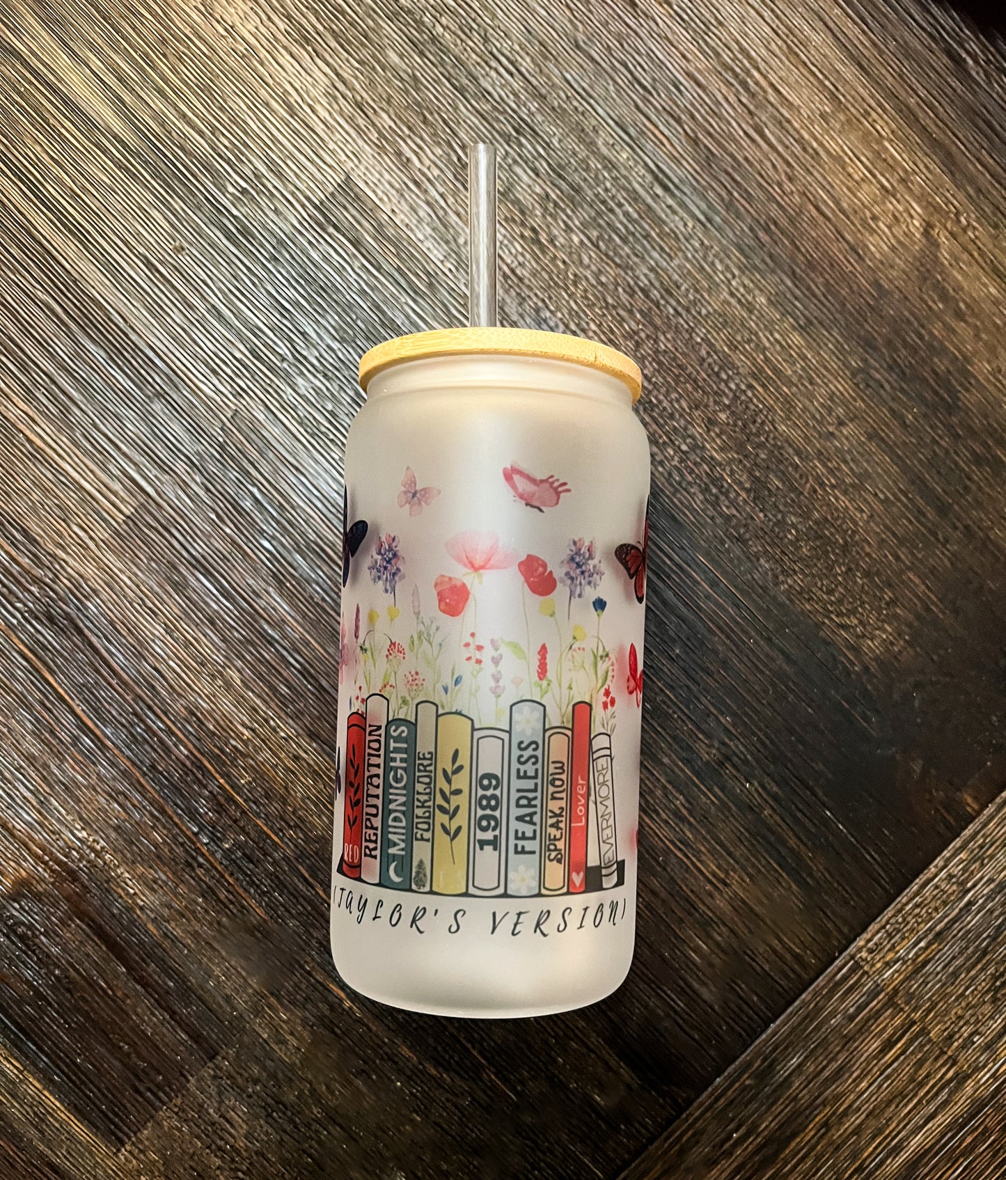 Taylor’s Version Books Iced Coffee Can Glass