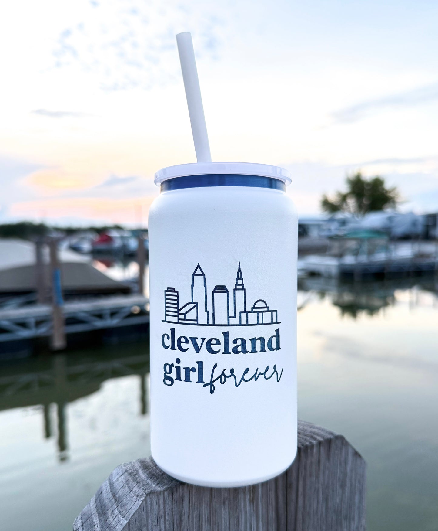 Cleveland Girl Forever Stainless Steel Tumbler