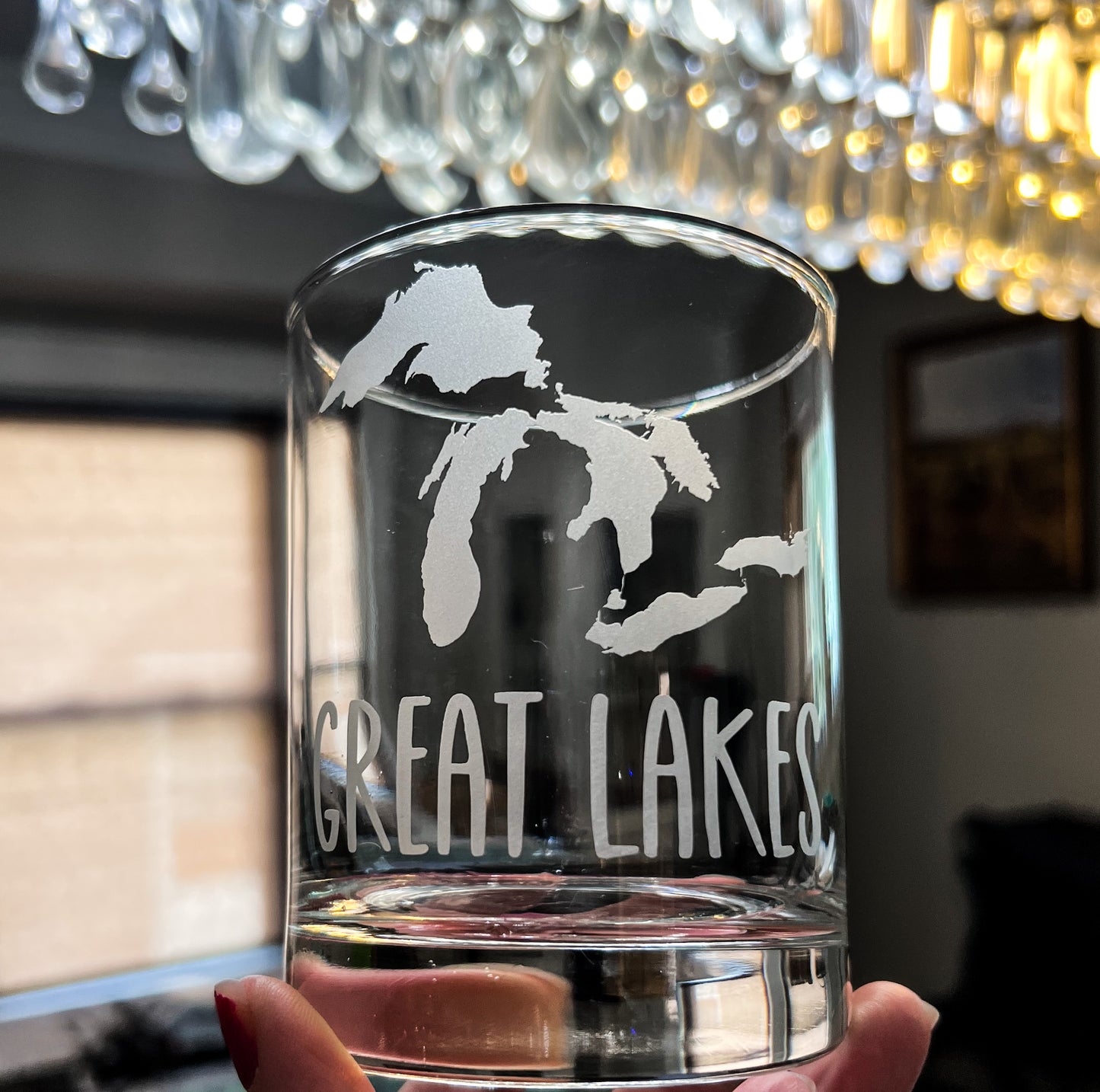 Great Lakes Rocks Glass