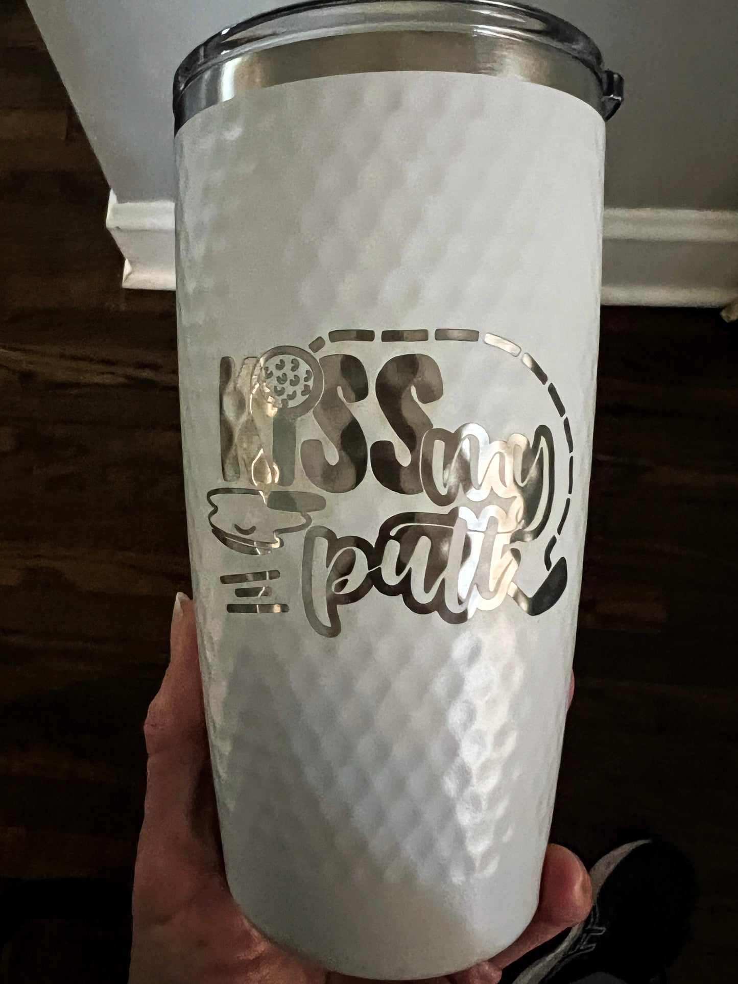 Kiss My Putt 20 oz. Stainless Steel Golf Tumbler