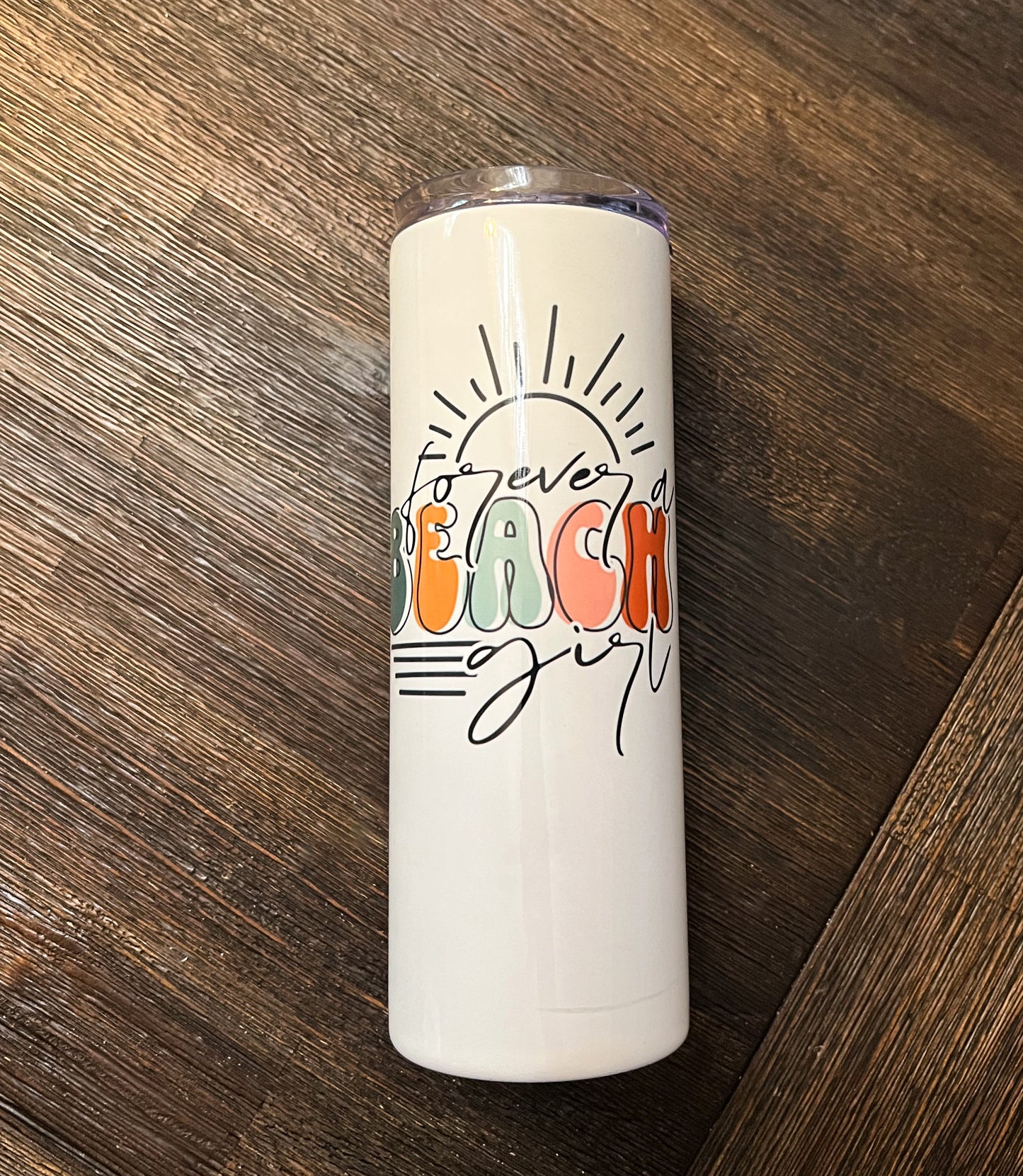 Forever Beach Girl Stainless Steel Tumbler
