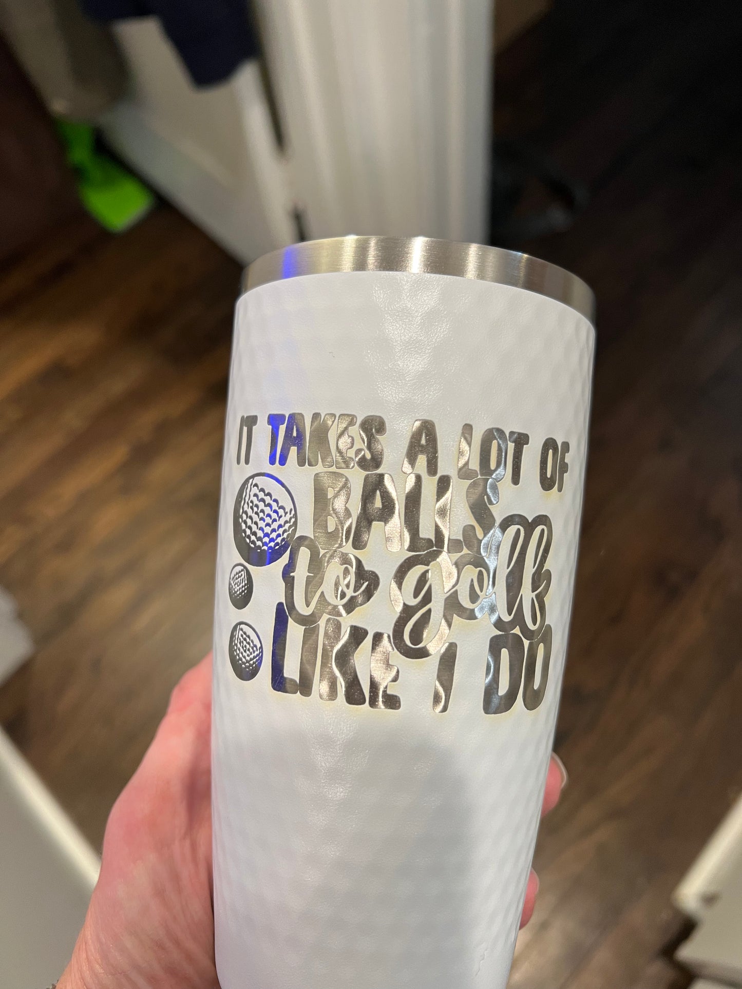 It Takes A Lot of Balls 20 oz. Stainless Steel Golf Tumbler
