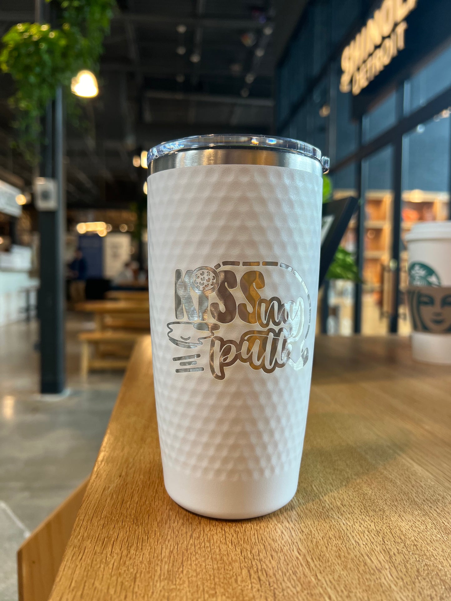 Kiss My Putt 20 oz. Stainless Steel Golf Tumbler