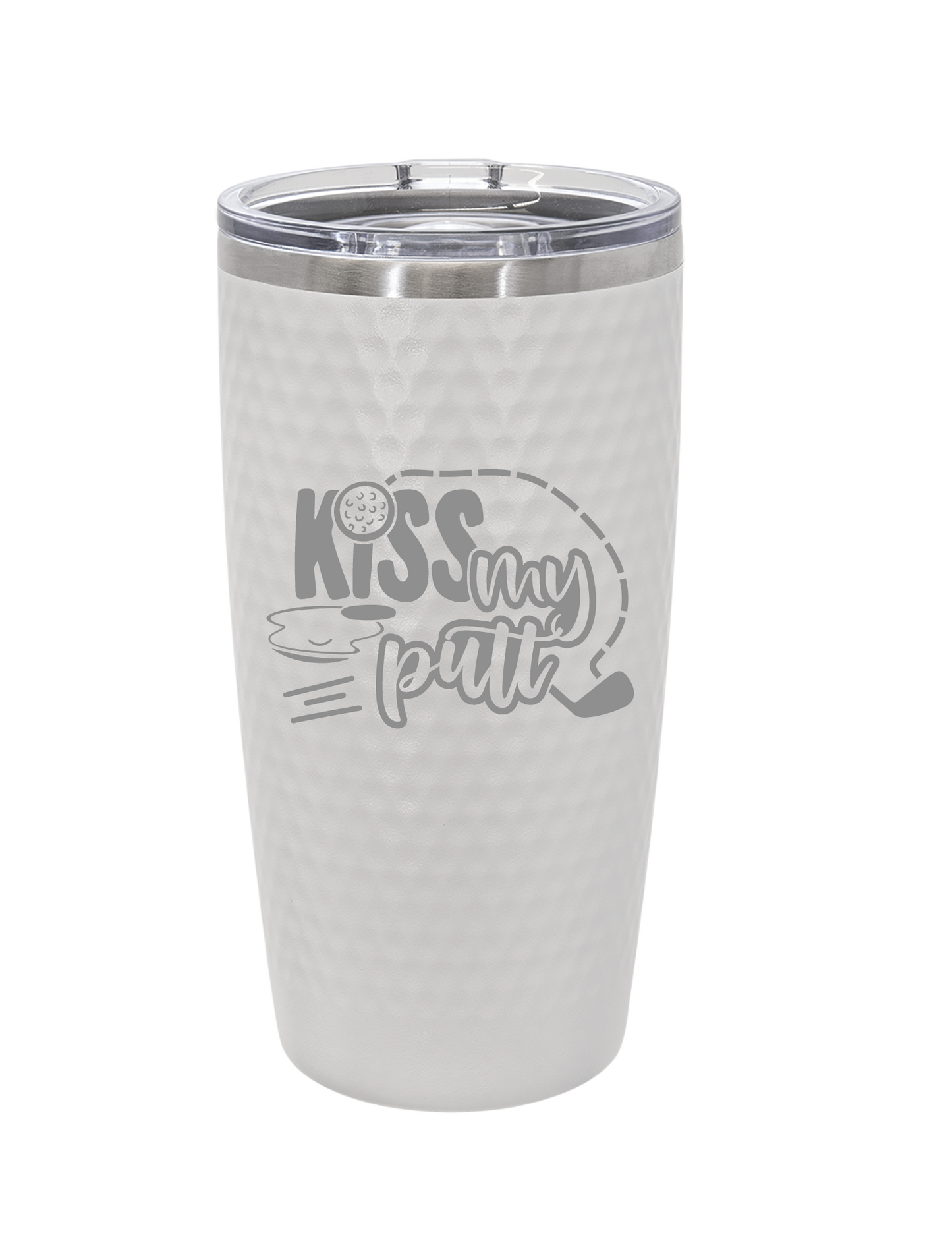 Kiss My Putt 20 oz. Stainless Steel Golf Tumbler