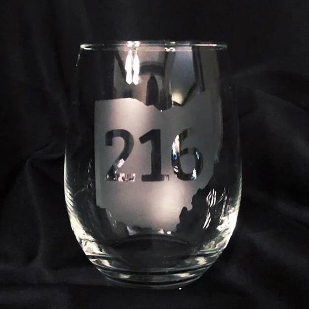 216 Ohio Stemless Wine, Rocks or Beer Can Glass
