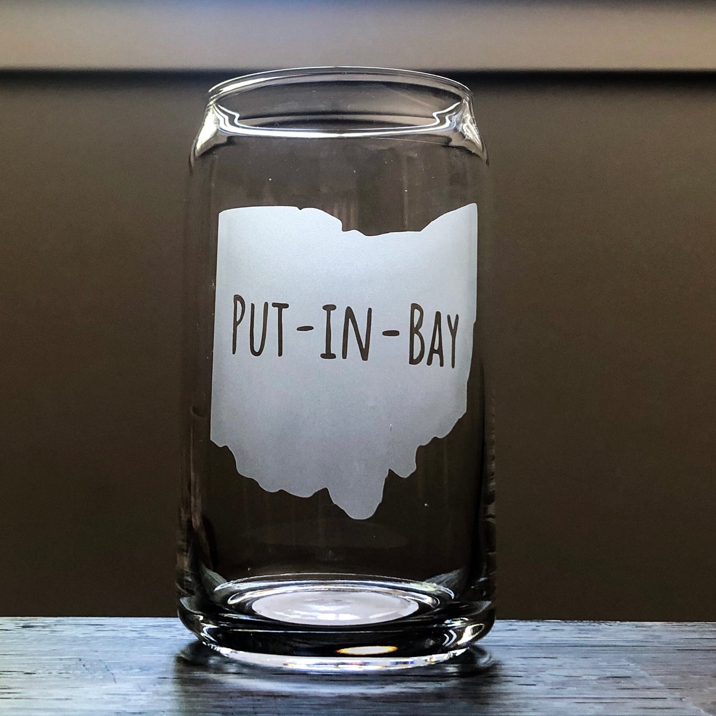 Put-in-Bay, Ohio Stemless Wine, Rocks or Beer Can Glass