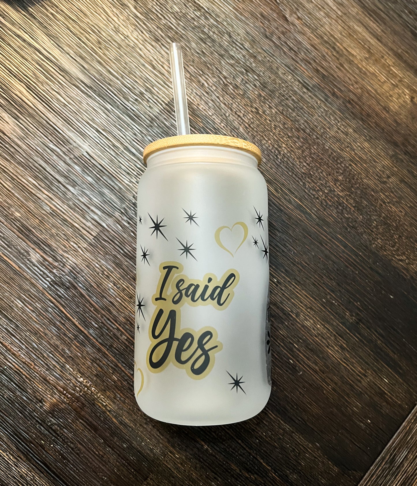 Future Mrs. Iced Coffee Can Glass