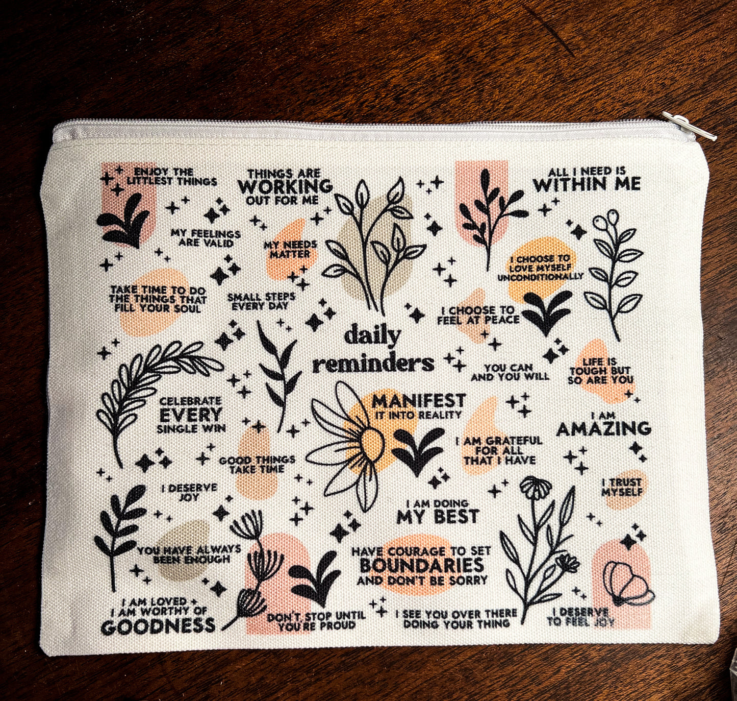 Daily Affirmations Canvas Bag (CLEAN Version)