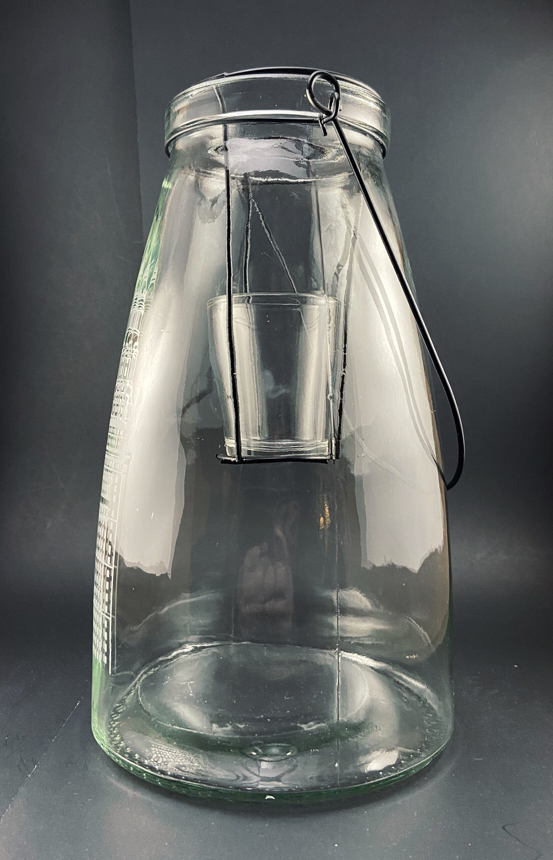 Cleveland Terminal Tower Etched Glass Lantern