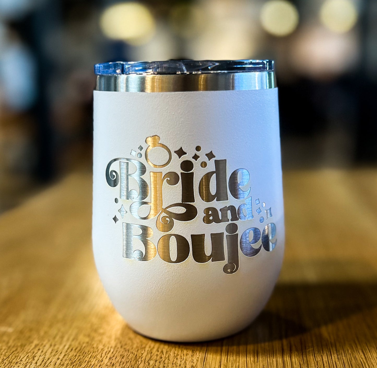 Bride & Boujee 12 oz. Wine Tumbler
