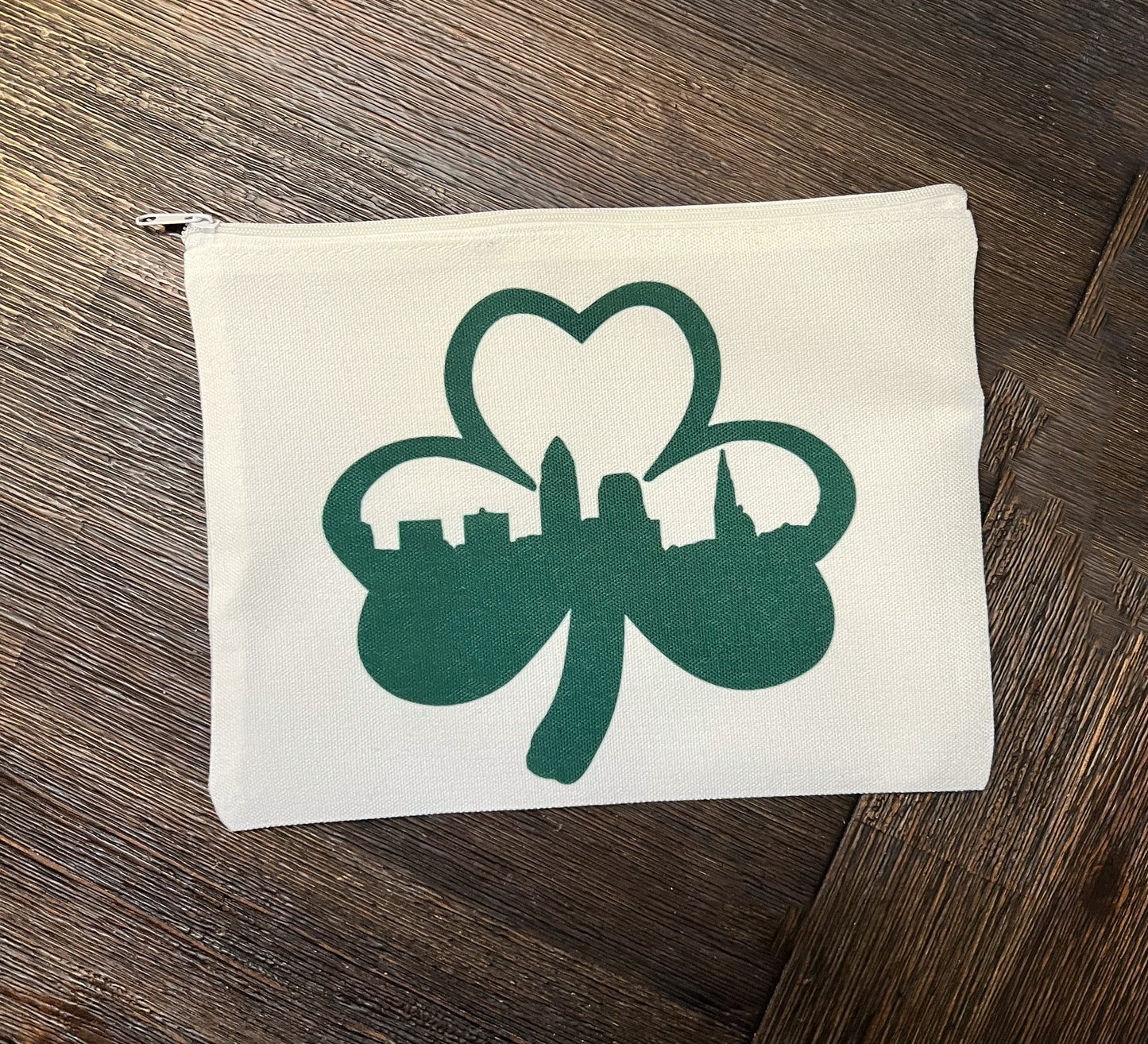 Cleveland Shamrock Skyline Canvas Bag