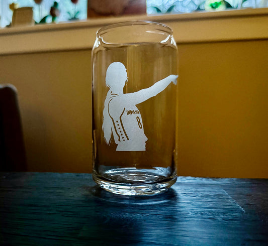 Sophie Cunningham Pointing Silhouette Glass