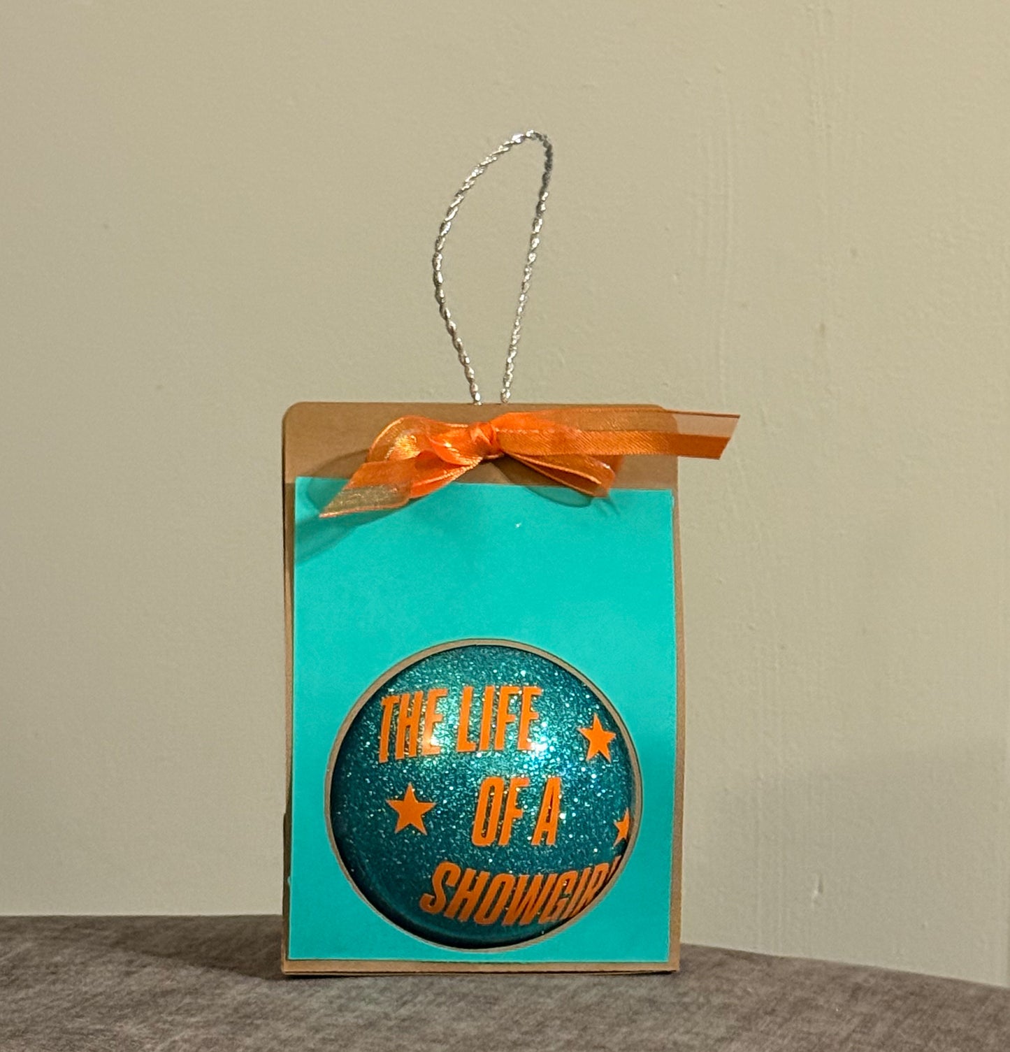 Life of a Showgirl Glass Ornament