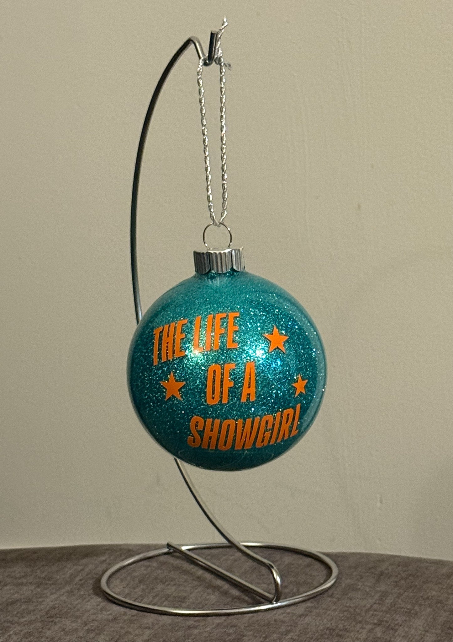 Life of a Showgirl Glass Ornament