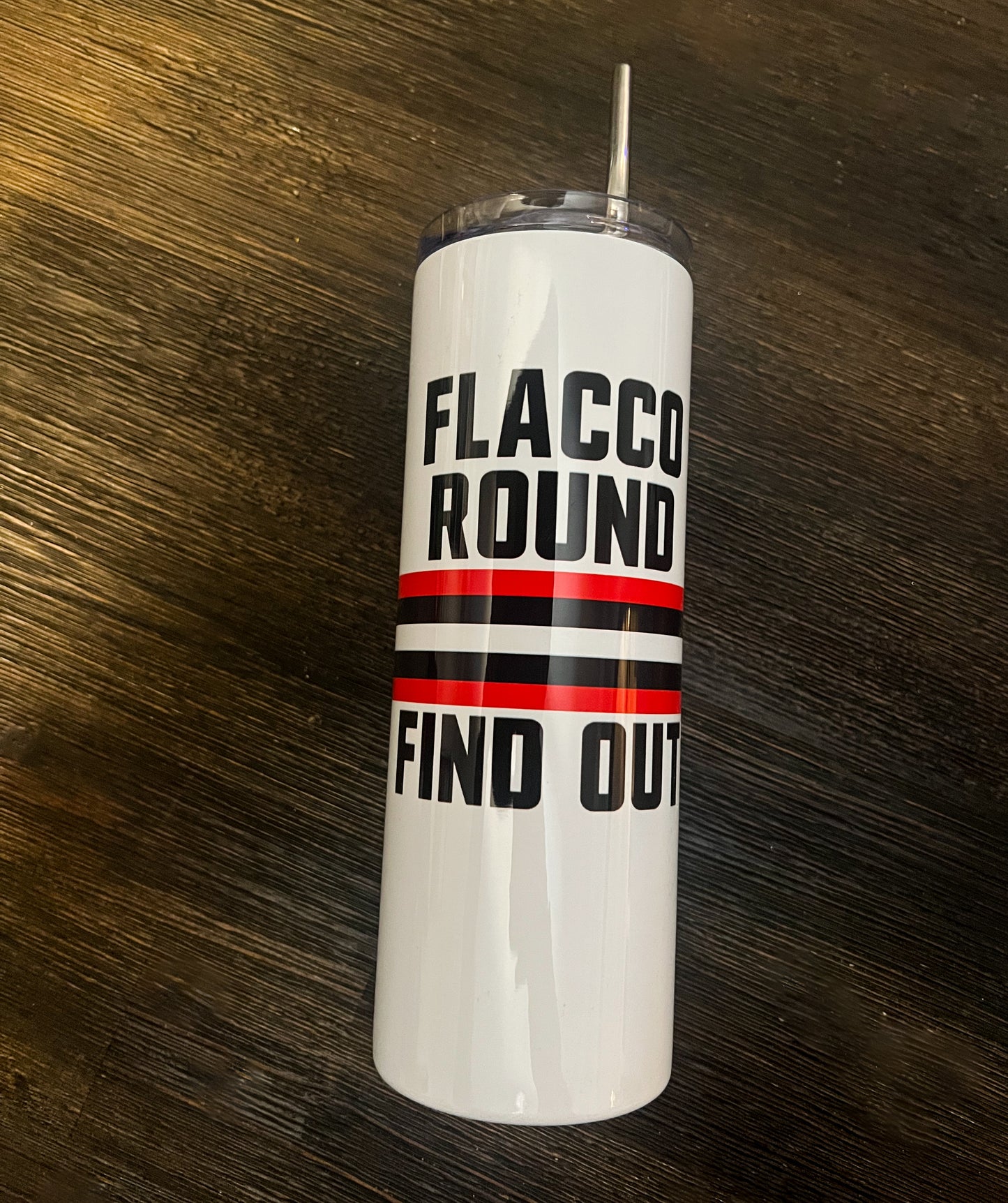 Flacco Round & Find Out Stainless Steel Tumbler