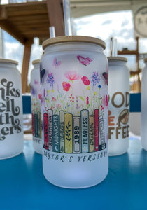 Taylor’s Version Books Iced Coffee Can Glass