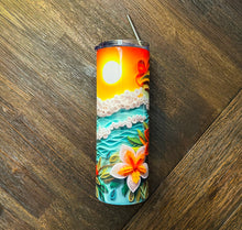 Load image into Gallery viewer, 3D Sunrise Beach Landscape Stainless Steel Tumbler