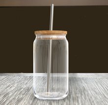 Load image into Gallery viewer, Rise &amp; Grind Iced Coffee Can Glass