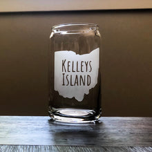 Load image into Gallery viewer, Kelleys Island, Ohio Stemless Wine, Rocks or Beer Can Glass