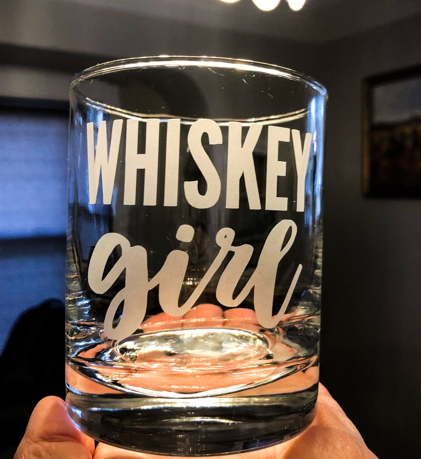 Whiskey Girl Rocks Glass