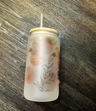 Load image into Gallery viewer, She is Fierce, Worthy, Enough Affirmation Iced Coffee Can Glass